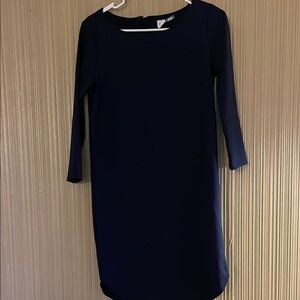 Elegant Navy Blue Dress